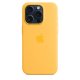 Чохол Apple iPhone 15 Pro Silicone Case with MagSafe Sunshine (MWNK3)