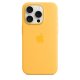 Чохол Apple iPhone 15 Pro Silicone Case with MagSafe Sunshine (MWNK3)