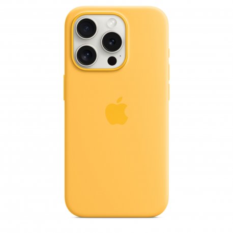 Чехол Apple iPhone 15 Pro Silicone Case with MagSafe Sunshine (MWNK3)