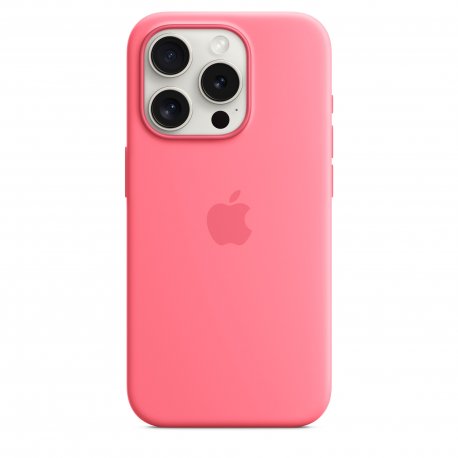 Чехол Apple iPhone 15 Pro Silicone Case with MagSafe Pink (MWNJ3)
