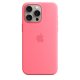 Чехол Apple iPhone 15 Pro Max Silicone Case with MagSafe Pink (MWNN3)