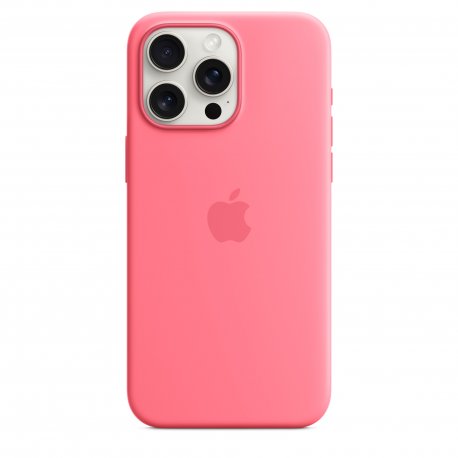 Чохол Apple iPhone 15 Pro Max Silicone Case with MagSafe Pink (MWNN3)