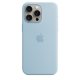 Чехол Apple iPhone 15 Pro Max Silicone Case with MagSafe Light Blue (MWNR3)