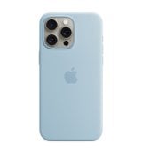 Чехол Apple iPhone 15 Pro Max Silicone Case with MagSafe Light Blue (MWNR3)