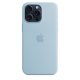 Чехол Apple iPhone 15 Pro Max Silicone Case with MagSafe Light Blue (MWNR3)