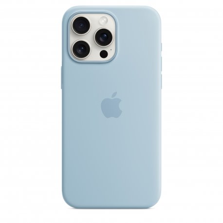 Чохол Apple iPhone 15 Pro Max Silicone Case with MagSafe Light Blue (MWNR3)