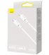 Кабель Baseus Superior Series Type-C to Type-C PD 100W (1m) White (CATYS-B02)