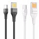 Кабель Proove Double Way Silicone Type-C 2.4A (1m) Black (CCDS20001201)