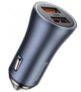 Автомобильное зарядное устройство Baseus Golden Contactor Pro 40W 2USB Dark Gray (CCJD-A0G)