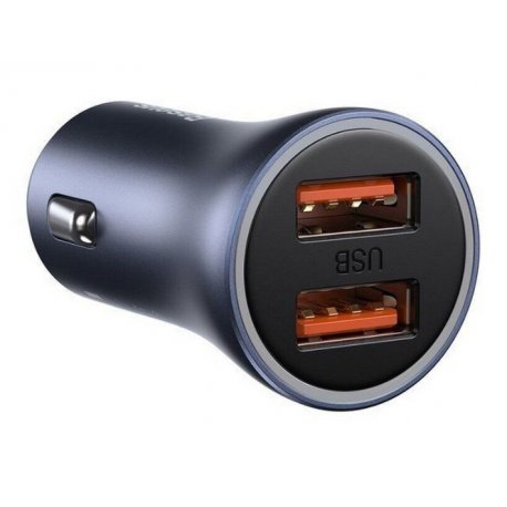 Автомобильное зарядное устройство Baseus Golden Contactor Pro 40W 2USB Dark Gray (CCJD-A0G)