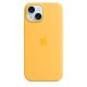 Чехол Apple iPhone 15 Silicone Case with MagSafe Sunshine (MWNA3)