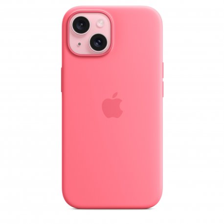 Чохол Apple iPhone 15 Silicone Case with MagSafe Pink (MWN93)