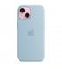 Чохол Apple iPhone 15 Silicone Case with MagSafe Light Blue (MWND3)