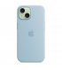 Чохол Apple iPhone 15 Silicone Case with MagSafe Light Blue (MWND3)