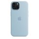 Чохол Apple iPhone 15 Silicone Case with MagSafe Light Blue (MWND3)