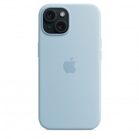 Чохол Apple iPhone 15 Silicone Case with MagSafe Light Blue (MWND3)