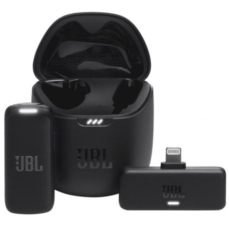 Mікрофон-петличка JBL Quantum Stream Wireless Lightning Black (JBLSTRMWLLGHTBLK)