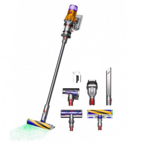Беспроводной пылесос Dyson V12 Detect Slim 2023 Yellow/Nickel (SV46) (447625-01) USA