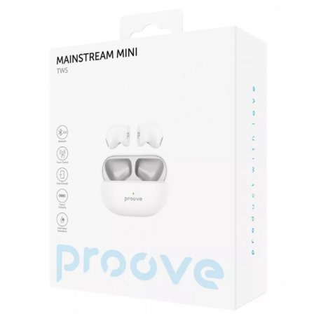 Бездротові навушники Proove Mainstream Mini TWS White (TWMM00010002)