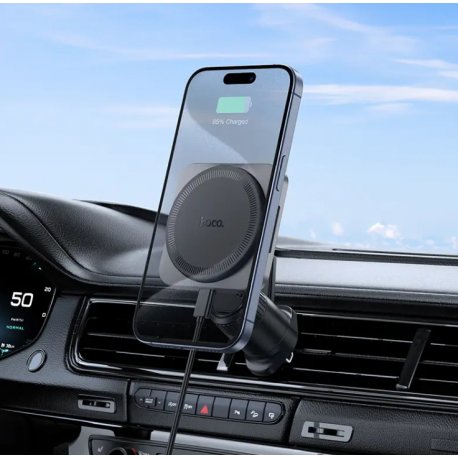Автотримач HOCO HW15 MagSafe 15W (Gray)