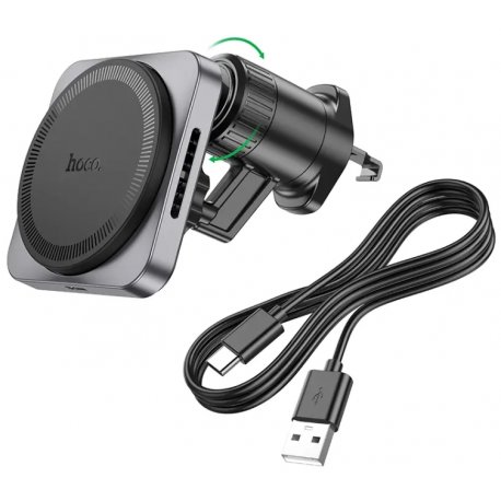 Автодержатель HOCO HW15 MagSafe 15W (Gray)