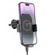 Автодержатель Borofone BH205 Wireless Charging (15W) Black