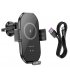 Автодержатель Borofone BH205 Wireless Charging (15W) Black
