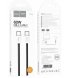 Кабель Hoco X104 Type-C-Type-C 60W (2m) Black