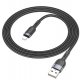 Кабель Hoco U117 USB - Lightning (1m) Black
