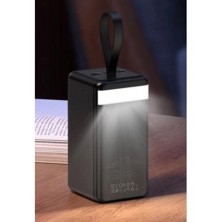 Зовнішній акумулятор Power Bank Hoco J123C PD20W+QC3.0 60000 mAh Black