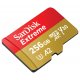 Карта памяти SanDisk Extreme 256GB A2 V30 C10 UHS-I U3 R190/W130MB/s + adapter (SDSQXAV-256G-GN6MA)