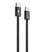 Кабель Proove Energy Stream Type-C to Type-C 60W (1m) Black (CCES60002201)