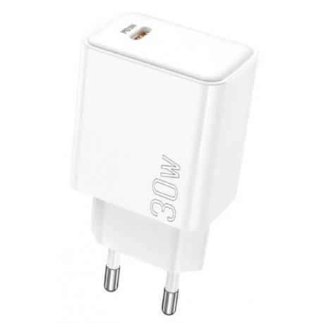 Сетевое зарядное устройство Borofone BA77A PD30W+QC3.0 (Type-C) White