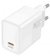 Мережевий зарядний пристрій Borofone Borofone BA77A PD30W+QC3.0 (Type-C) White