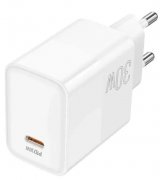 Сетевое зарядное устройство Borofone BA77A PD30W+QC3.0 (Type-C) White