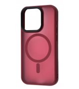 Чохол WAVE Matte Insane Case для IPhone 15 with MagSafe Dark Red