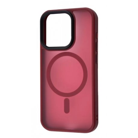 Чехол WAVE Matte Insane Case для IPhone 15 Pro Max with MagSafe Dark Red