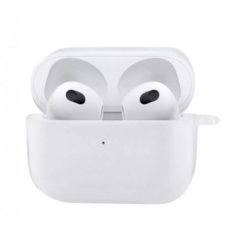 Чехол Clear Case (TPU) with Carbine для Airpods 3 Transparent