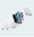 Сетевое зарядное устройство Usams US-CC186 PD30W Single Port Fast Charger White (CC186TC02)