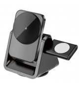 Бездротовий зарядний пристрій WIWU Wi-W018 3in1 Wireless Charger (Grey)