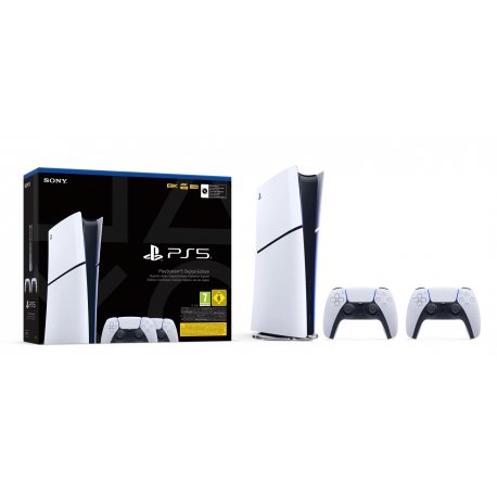 Ігрова консоль Sony PlayStation 5 Slim Digital Edition 1TB (2 геймпади Dualsense) (EU)