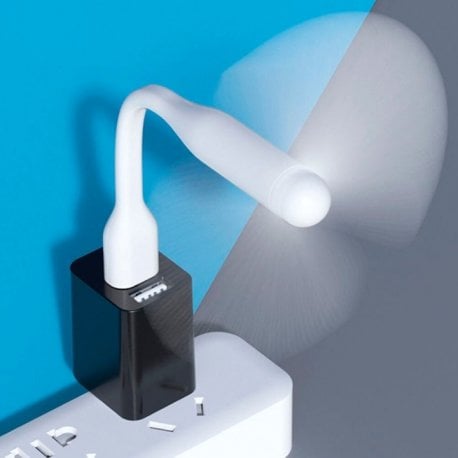 Портативний USB вентилятор White