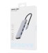 HUB Proove Iron Link 5in1 Type-C to HDMI+3USB3.0+Type-C Silver (HBIL00010604)