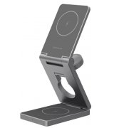 Бездротовий зарядний пристрій Proove Titan Volt 3 in 1 Gray (WSTV15000003)
