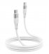 Сетевое зарядное устройство Proove Silicone Power 20W (Type-C) з кабелем Type-C to Lightning White (WCSP20020102)