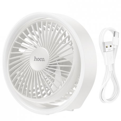 Портативный вентилятор Hoco HX22 White