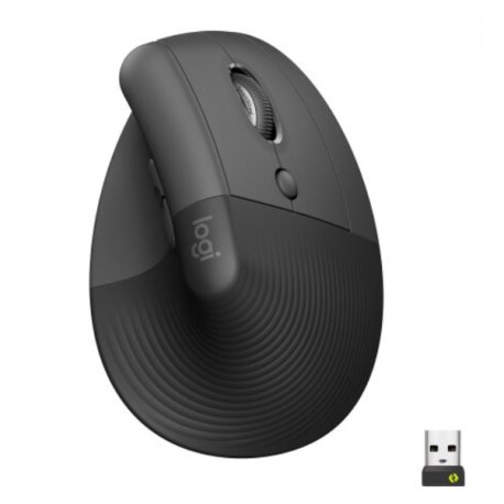 Мышь беспроводная Logitech Lift Vertical Ergonomic Mouse Graphite (910-006473)
