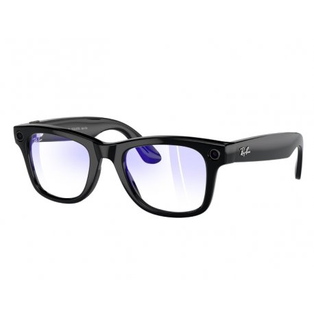 Смарт-окуляри Ray-Ban Meta Headliner Shiny Black Frame Clear Lenses EU (RW4009 601/SB 50-22)
