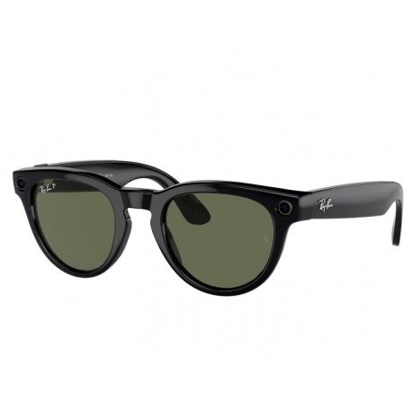 Смарт-окуляри Ray-Ban Meta Headliner Shiny Black Frame Green Lenses EU (RW4009F 601/7151 S51)