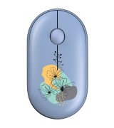 Миша бездротова 2E MF300 Flora: Mallow Silent WL BT Blue (2E-MF300WFLORABL)